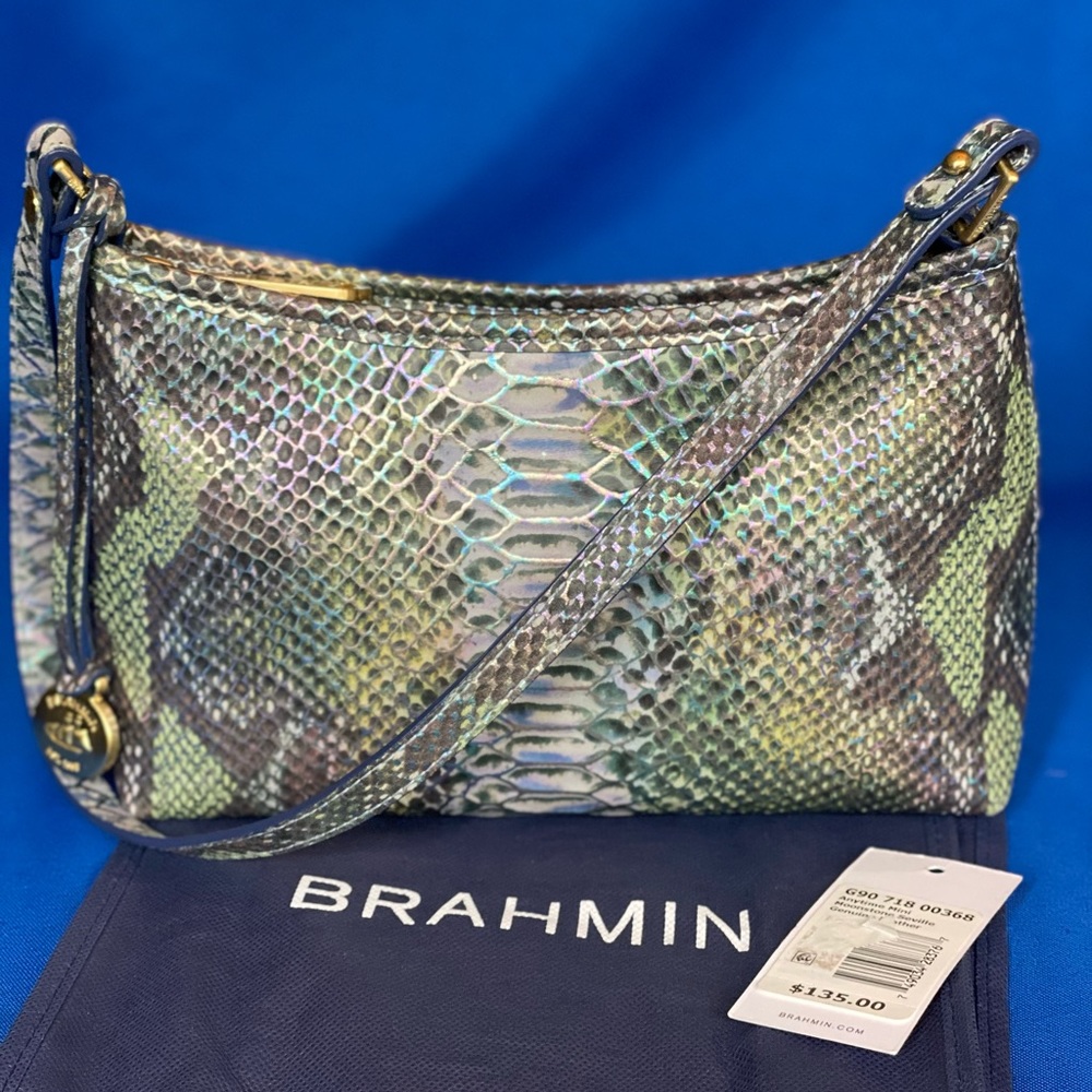 Brahmin Anytime Mini in Moonstone EXCELLENT CONDITION!!!